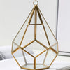 Pyramid Diamond Hanging Terrarium Elegant Glass Vase for Succulents and Miniature Gardens Mazallz