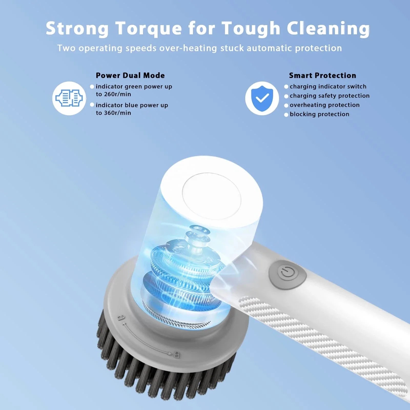 Wireless Electric Cleaning Brush Scrubber