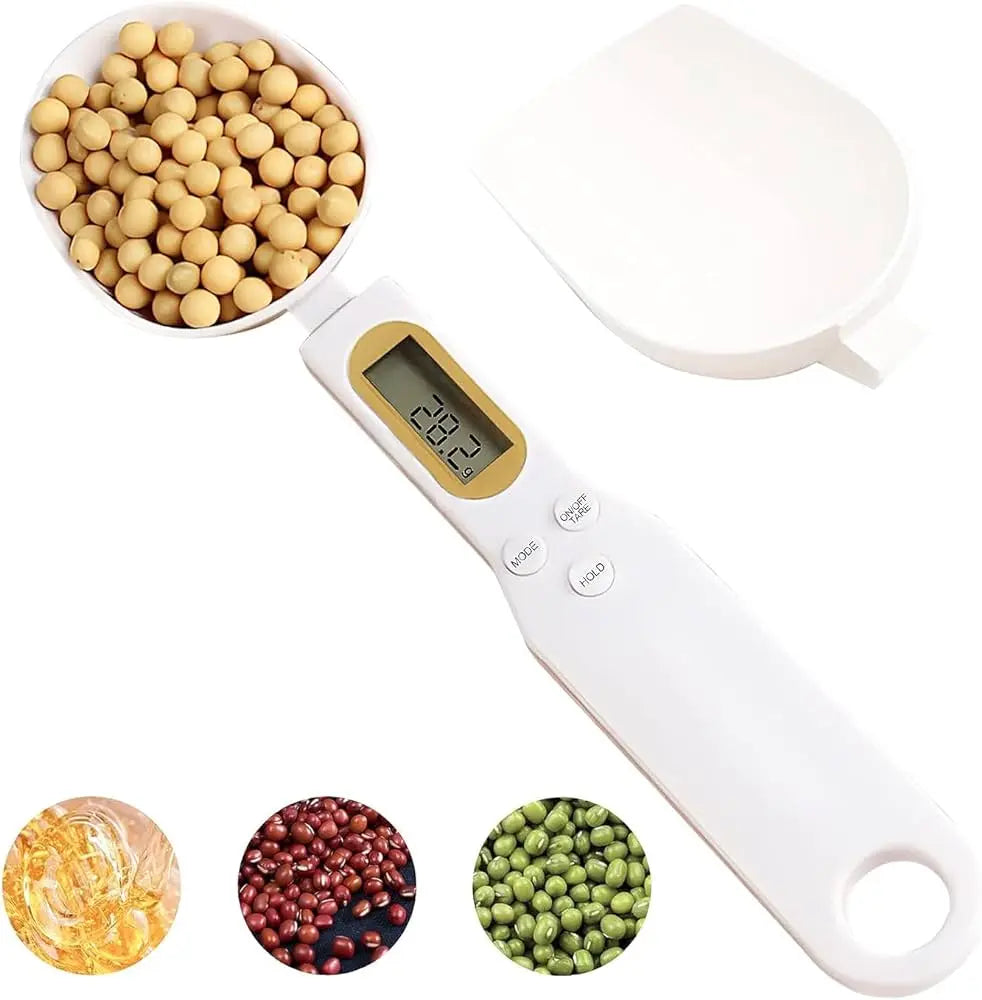 LCD Digital Kitchen Scale Electronic Cooking Food Weight Measuring Spoon Mazallz