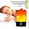 Himalayan Salt Lamp - person sleeping with lamp on the lit on the side 