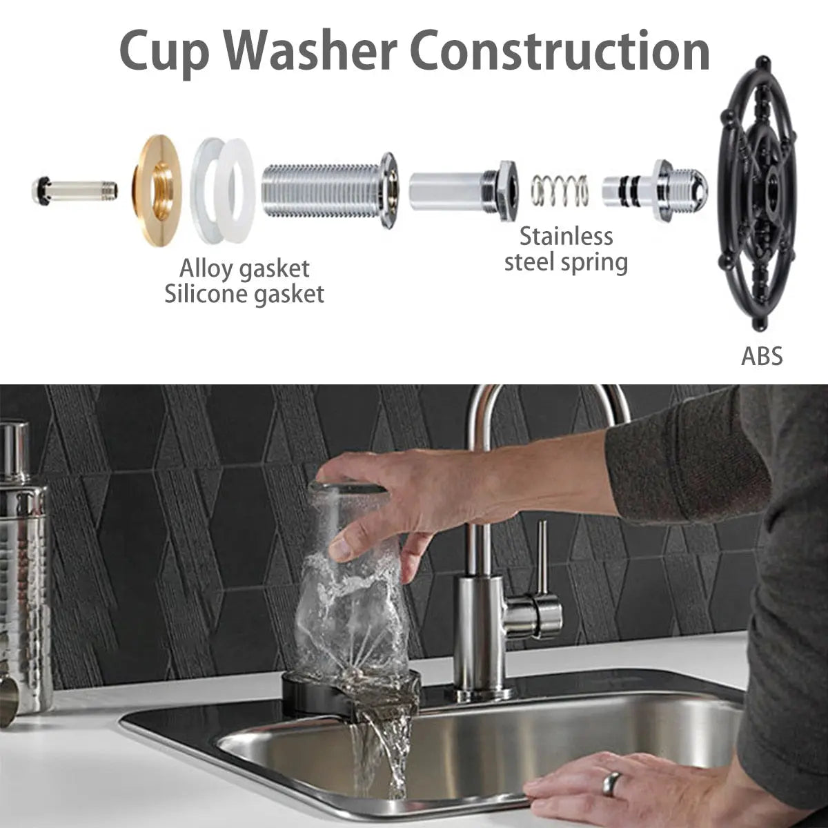 Automatic Cup Washer | washer by the sink 