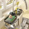 Kitchen Space Aluminum Sink Drain Rack Mazallz