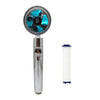 360° Rotating Shower Head, color blue shower head with filter 